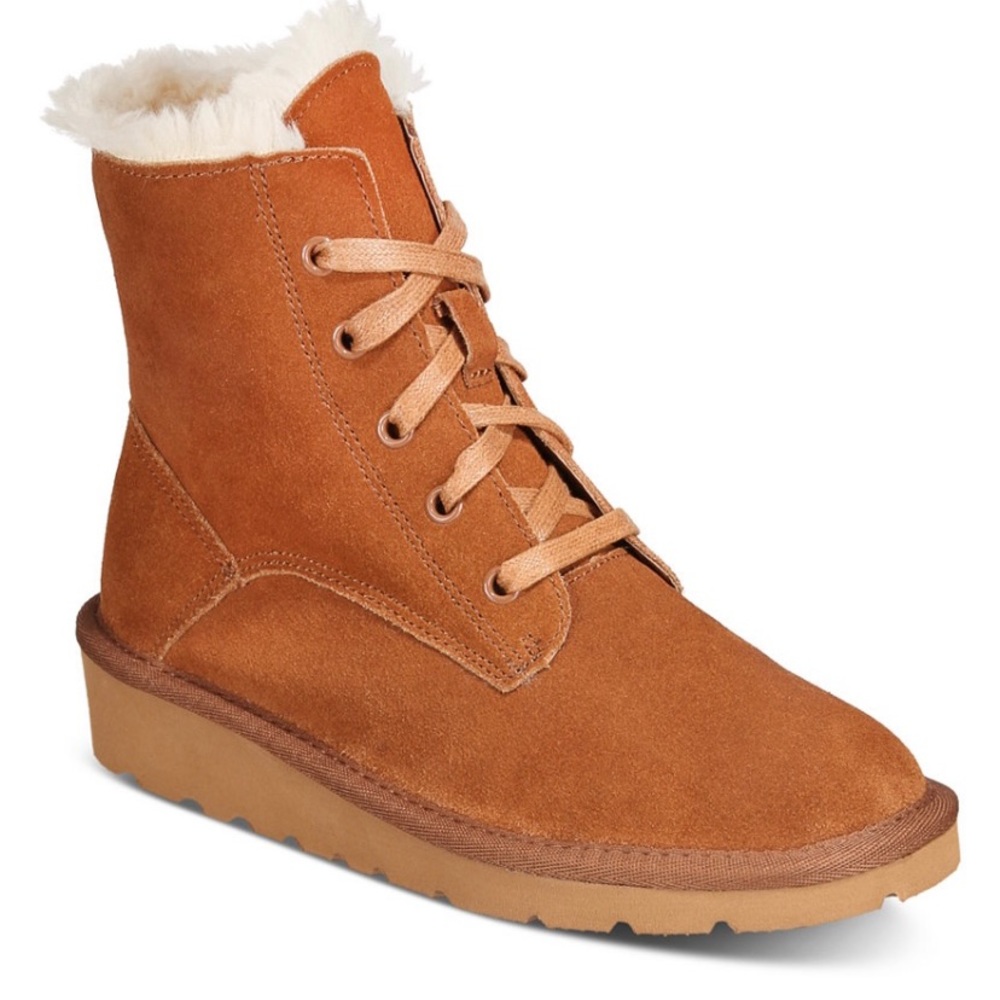 Abbbaa Cold Weather Lace-Up Boots